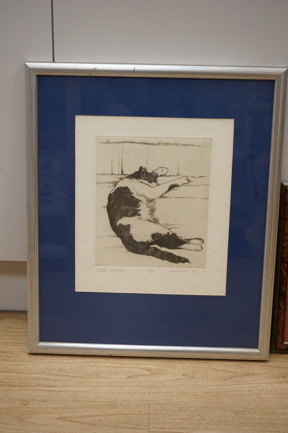 Melvyn Petterson (b.1947), two etchings comprising ‘Cat study’ and another, one artist's proof, each signed in pencil, largest 34 x 29cm. Condition - fair to good, minor discolouration